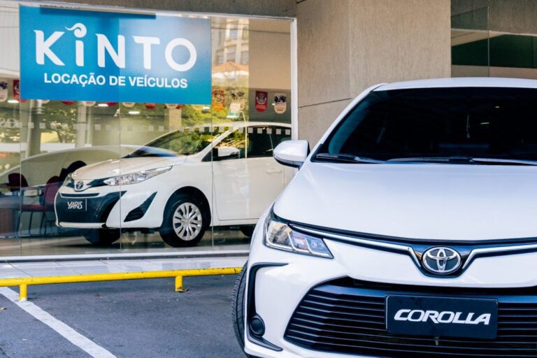 Serviço de assinatura da Toyota inclui veículos seminovos