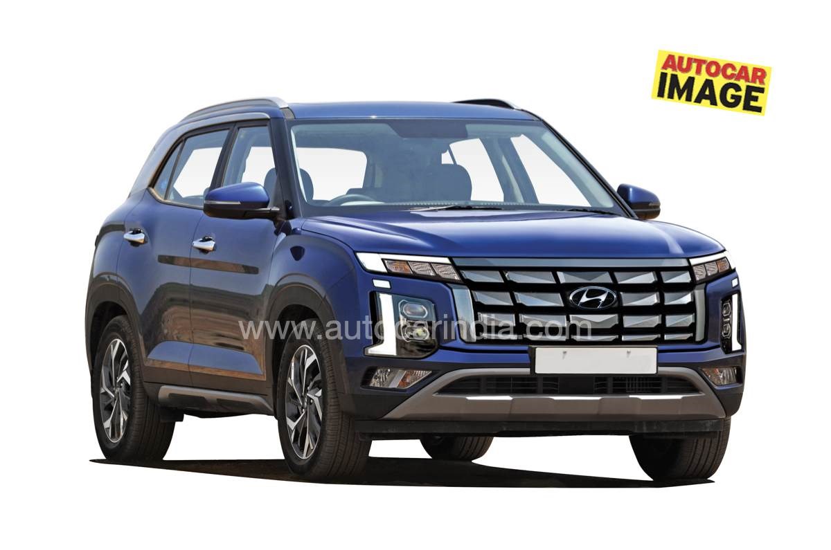 Formato da dianteira do novo Hyundai Creta vai mudar de forma drástica (Foto: Autocar Índia)

