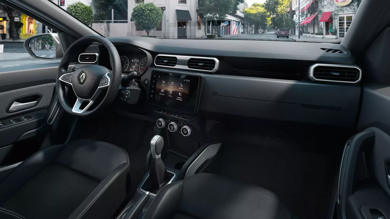 
Mesmo na versão mais básica, o Renault Duster Plus terá central multimídia de 8 polegadas com conexão sem fio