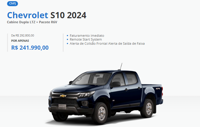 Chevrolet S10 LTZ 2024