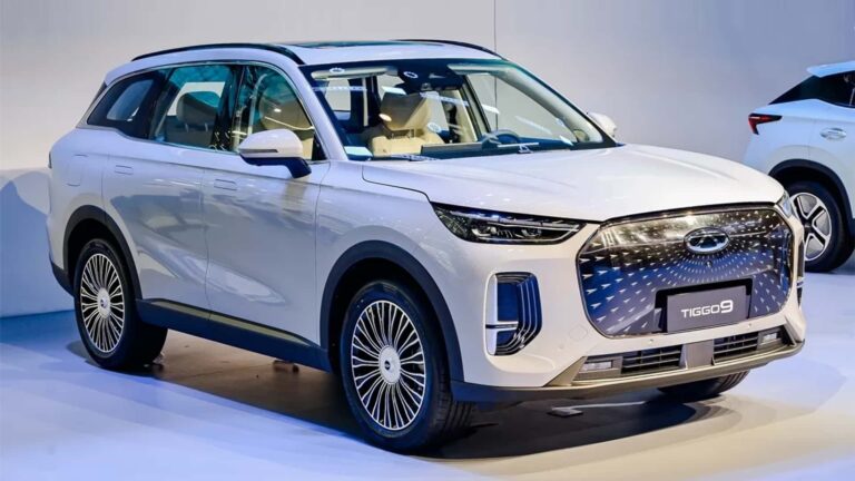 Chery Tiggo 9 híbrido plug-in é registrado no INPI