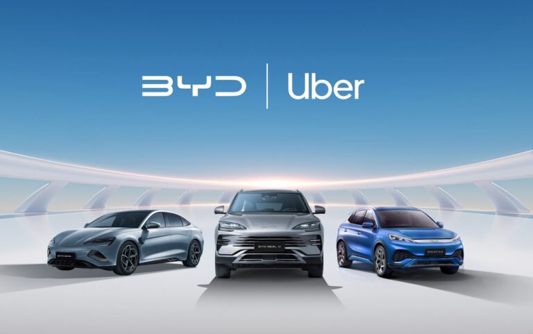 Uber e BYD fazem parceria para facilitar compra de veículos elétricos