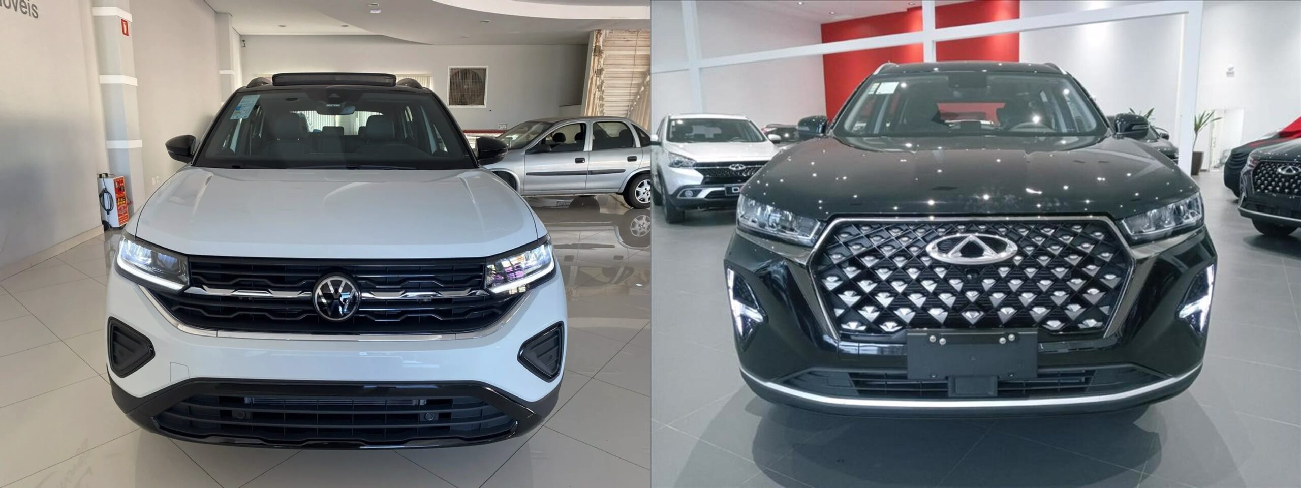 Comparativo: Tiggo 7 Sport ou Volkswagen T-Cross, qual é a escolha mais racional?