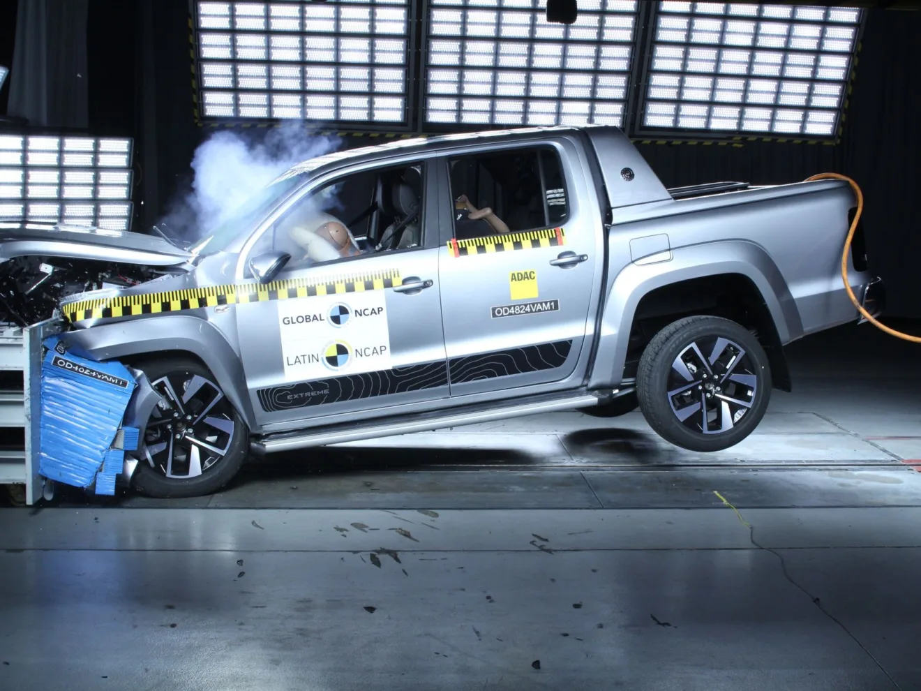 Ranger e Amarok em testes de impacto: Latin NCAP revela resultados distintos