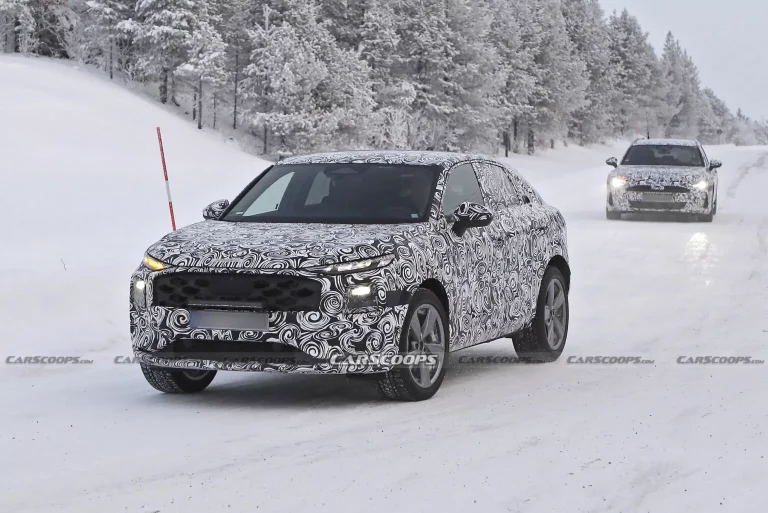 Audi Q3 Sportback 2026 é flagrado em testes com visual inspirado no Q6 e-tron
