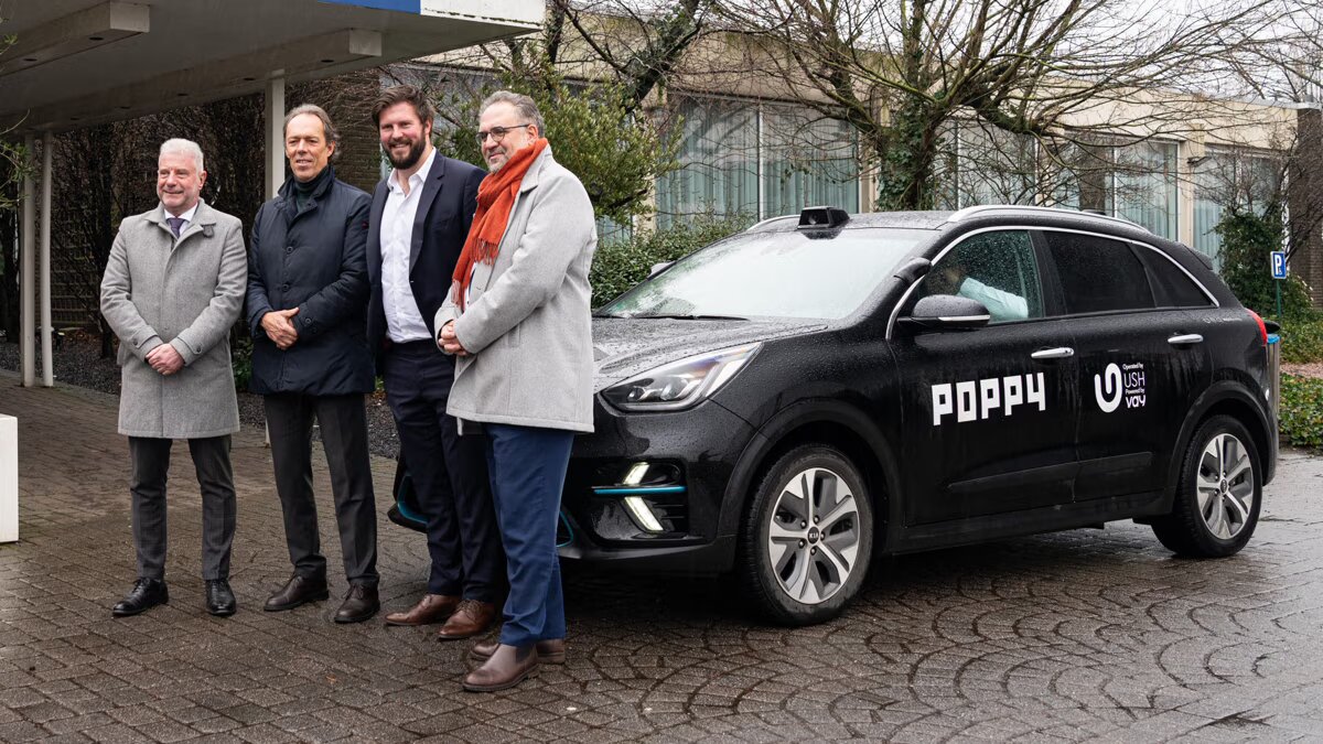 Ush e Poppy lançam primeiro serviço de carro com direção remota na Bélgica