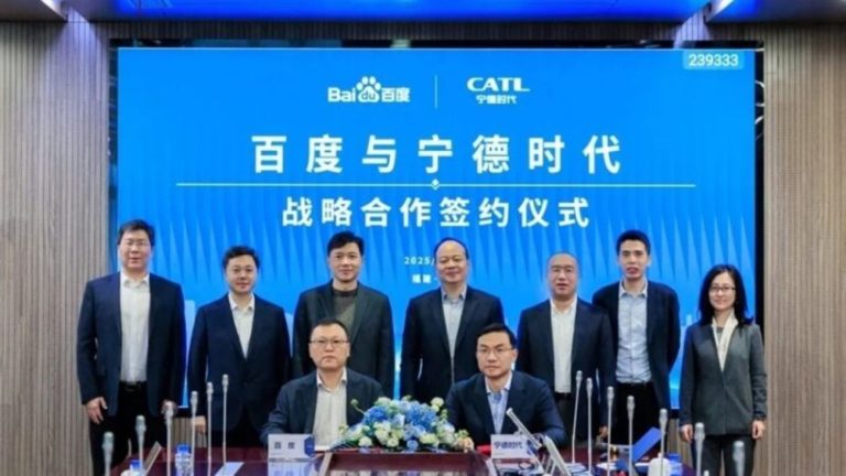 Baidu e CATL unem forças para impulsionar carros autônomos