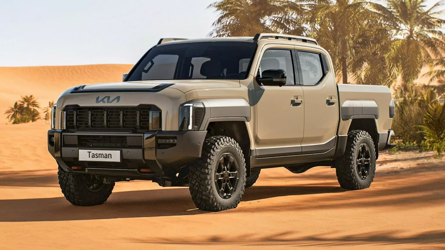 Kia Tasman chega à Austrália ainda em 2025 com ajustes no design