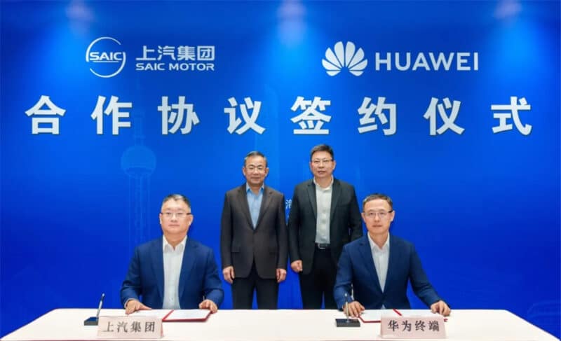 Huawei lançará nova marca de veículos elétricos em parceria com a SAIC Motor