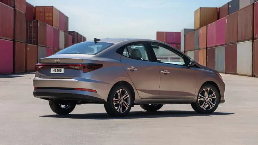 Hyundai inicia exportação do HB20S 2025 para o mercado argentino