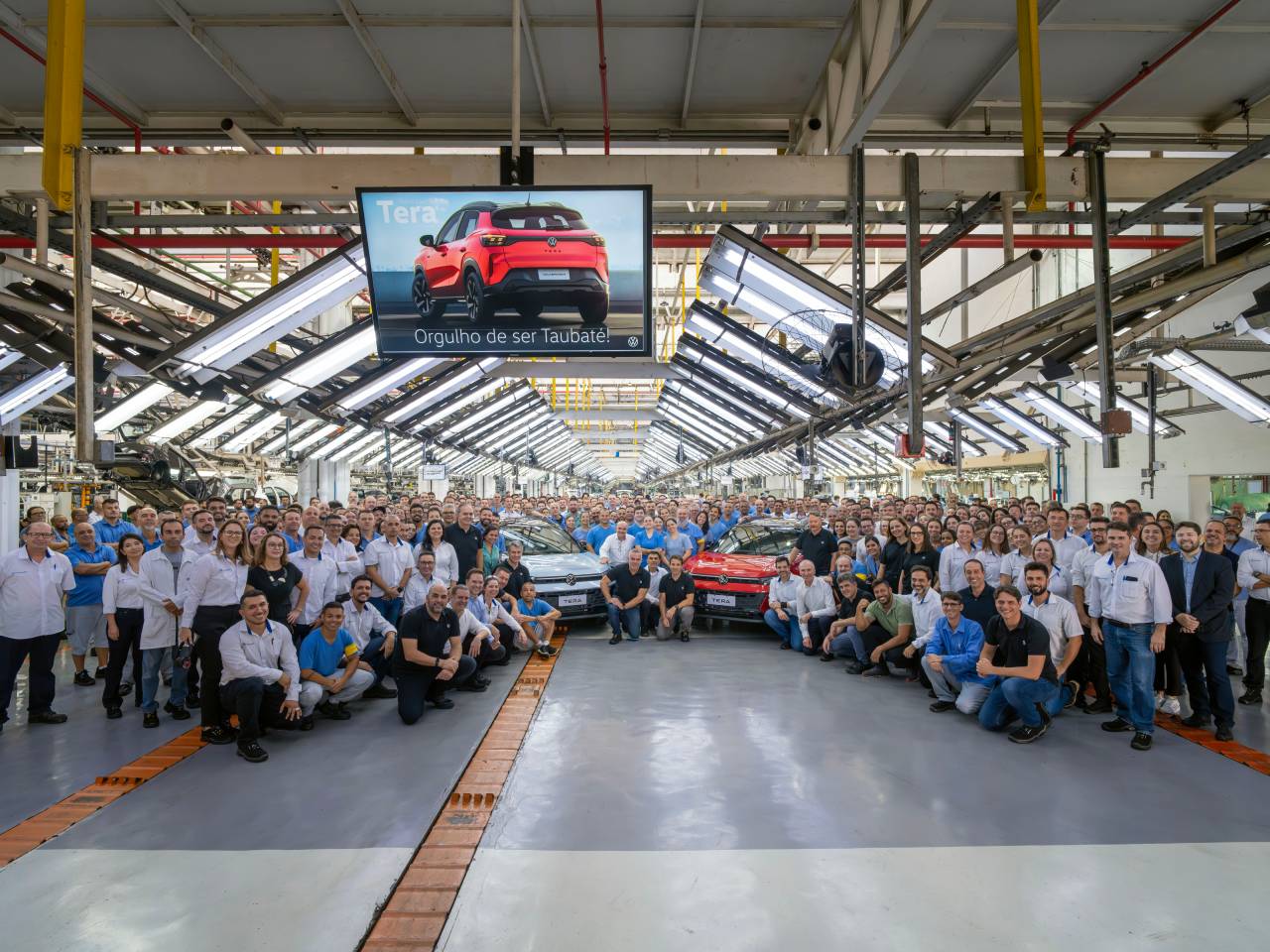 Volkswagen inicia produção do SUV Tera em Taubaté