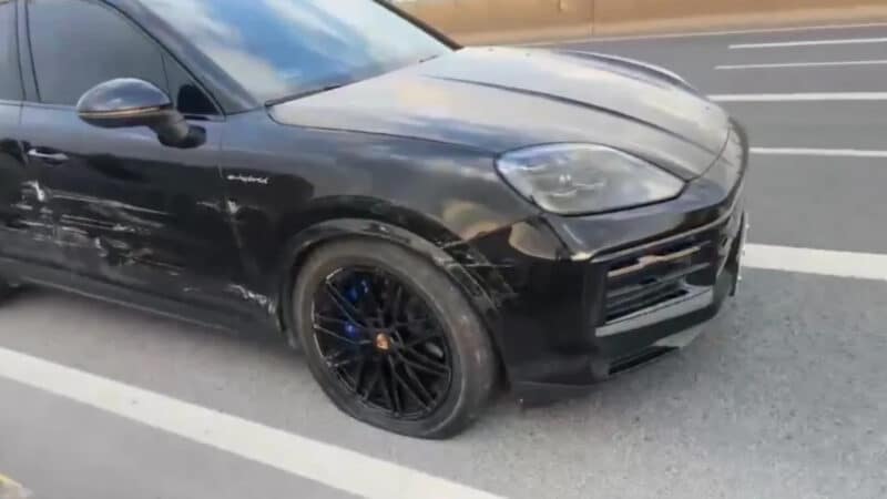 Xiaomi SU7 Ultra se envolve em acidente com Porsche Cayenne e Li Auto L6 na China