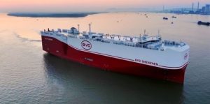 BYD Shenzhen inicia viagem inaugural rumo ao Brasil com mais de 7.000 veículos