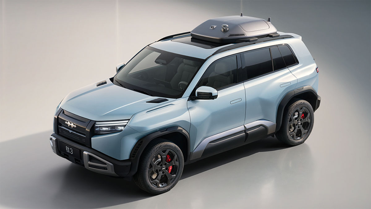 BYD Fang Cheng Bao lançará o SUV Tai 3 em 16 de abril na China