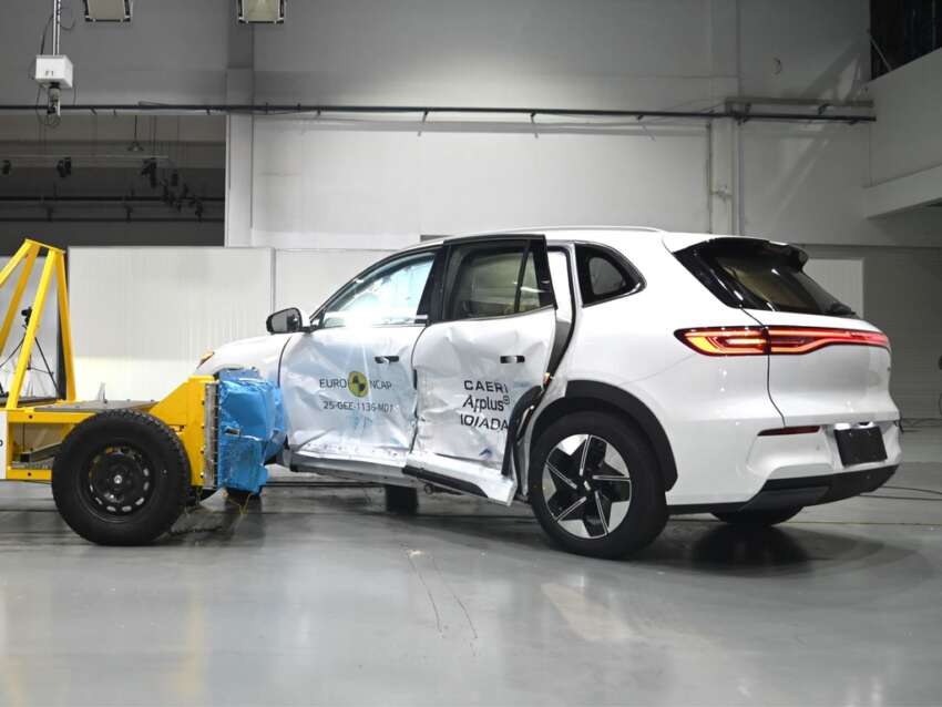 Geely EX5 recebe classificação de cinco estrelas em testes de segurança Euro NCAP e ANCAP