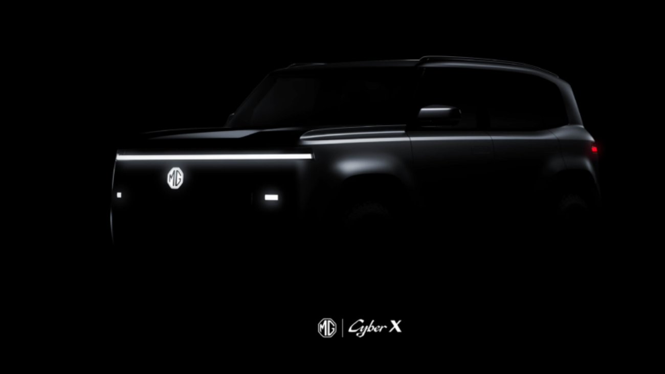 MG Motor revela o inovador SUV Cyber X no Salão do Automóvel de Xangai
