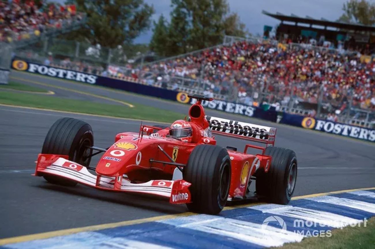 Ferrari F2001 de Schumacher, campeã em Mônaco, vai a leilão