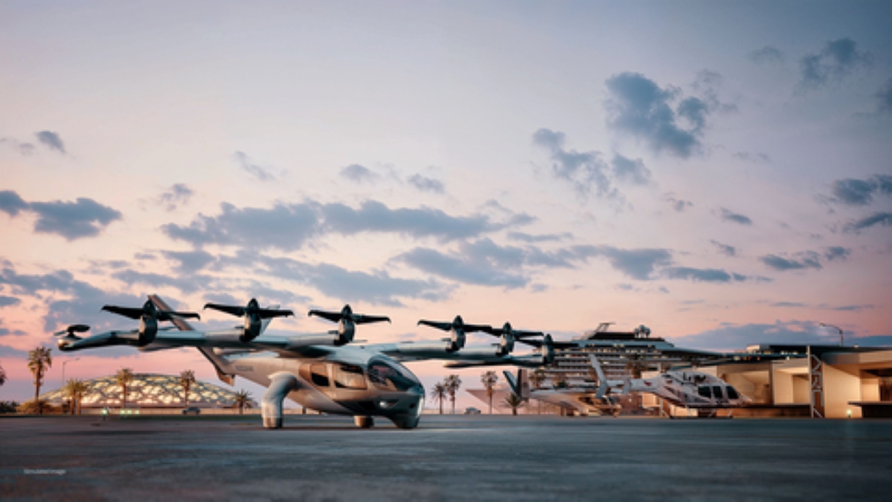 Abu Dhabi aprova projeto de Heliporto híbrido, impulsionando táxis aéreos elétricos