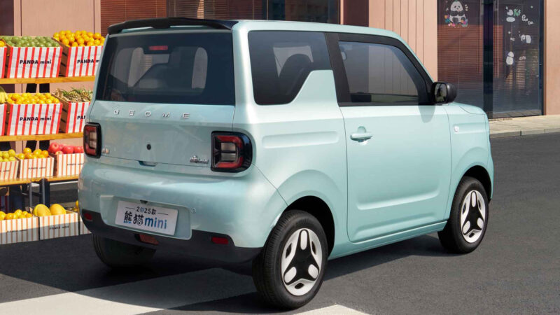 Geely Panda Mini 2025 chega ao mercado chinês