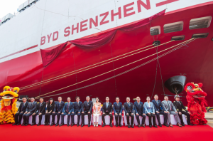 BYD Shenzhen inicia viagem inaugural rumo ao Brasil com mais de 7.000 veículos
