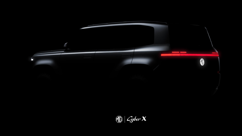 MG Motor revela o inovador SUV Cyber X no Salão do Automóvel de Xangai