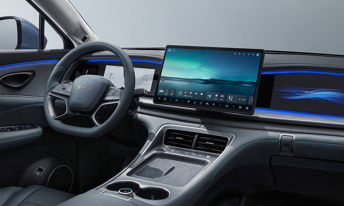 BYD lança SUV híbrido Sealion 07 DM-i, competindo com Tesla Model Y e Li Auto L6