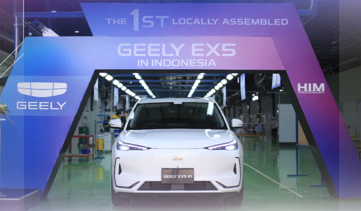 Geely inicia produção experimental em fábrica na Indonésia
