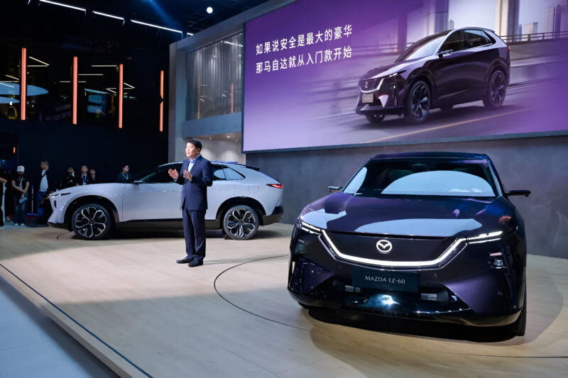 Mazda aumenta aposta no mercado chinês com novos elétricos e metas ambiciosas