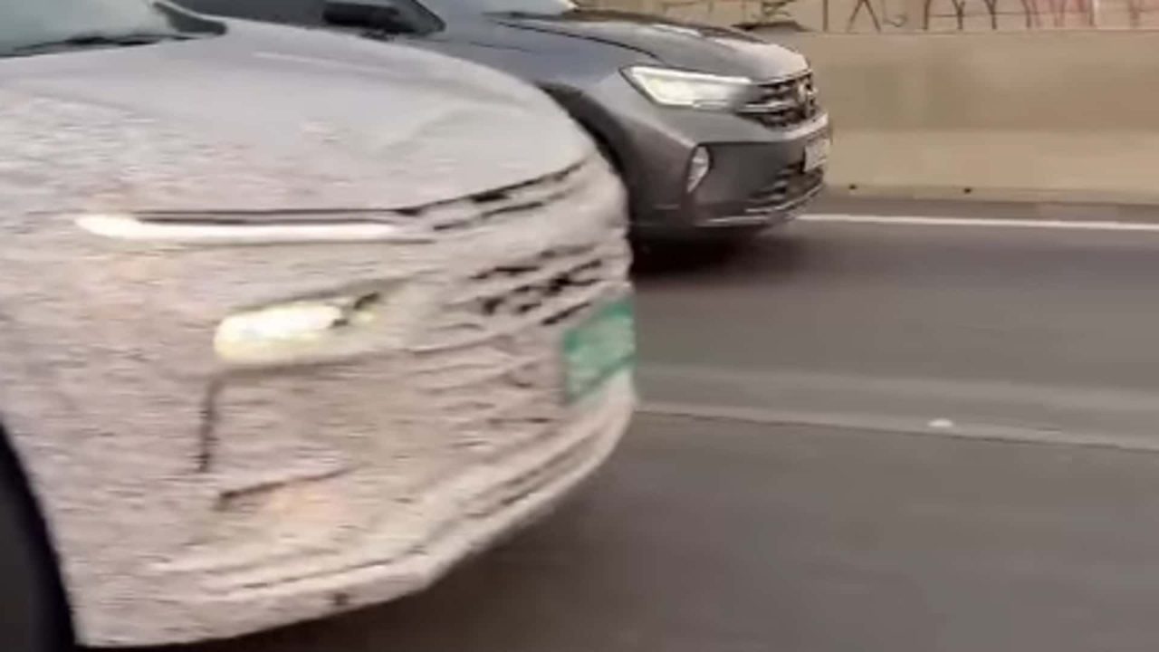 Chevrolet Tracker 2026 surge com menos disfarces nas ruas