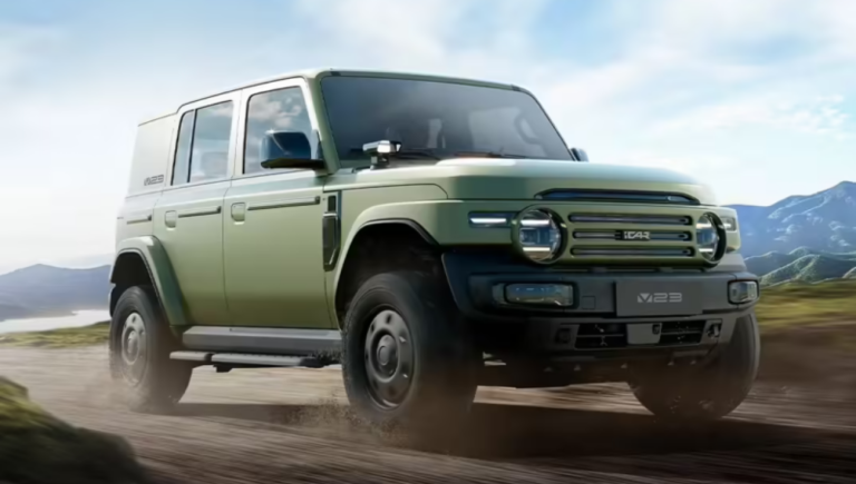 Chery iCar V23 estreia com visual retrô e proposta emocional