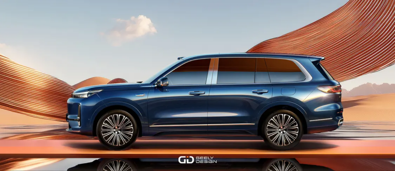 Geely lança Galaxy M9 híbrido em Milão e celebra 1 milhão de vendas