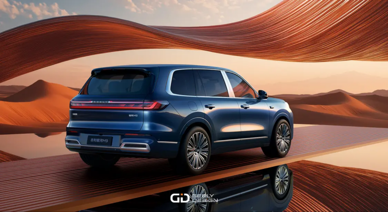 Geely lança Galaxy M9 híbrido em Milão e celebra 1 milhão de vendas