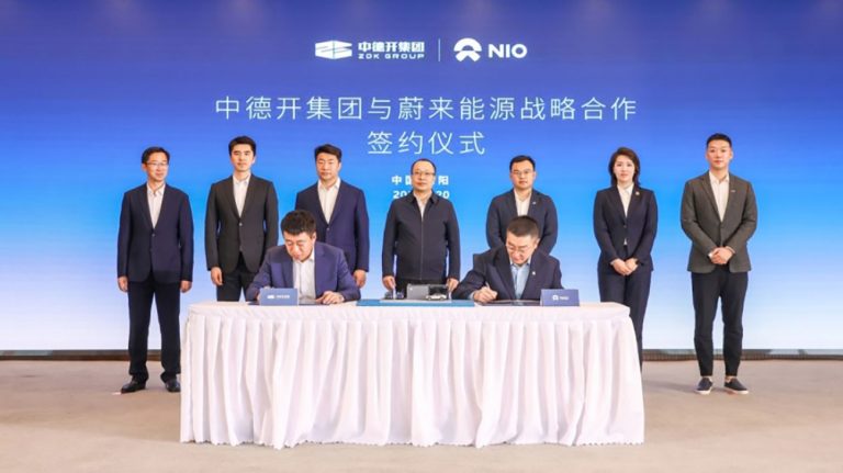 Nio firma novo acordo para adicionar 100 estações de troca de baterias no nordeste da China
