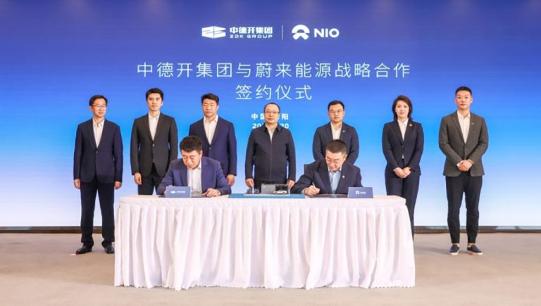 Nio firma novo acordo para adicionar 100 estações de troca de baterias no nordeste da China