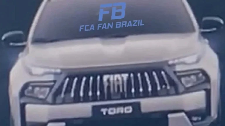 Fiat Toro 2026 é flagrada com nova grade dianteira inspirada no Panda