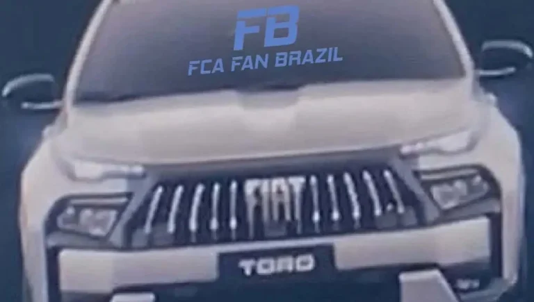 Fiat Toro 2026 é flagrada com nova grade dianteira inspirada no Panda