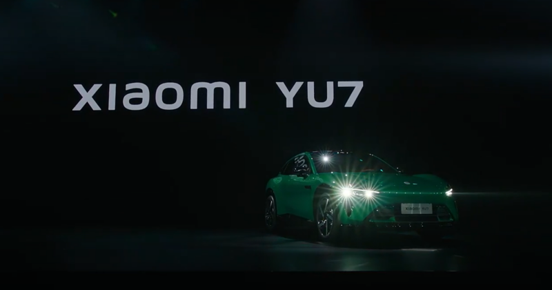 Xiaomi YU7 estreia na China para enfrentar o Tesla Model Y