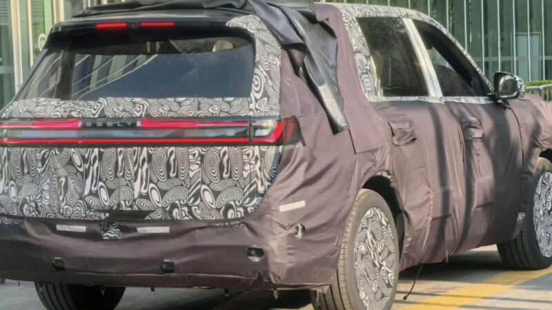Geely Galaxy Starship 9 é flagrado em testes e lançamento se aproxima na China