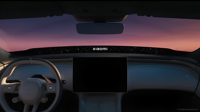 Xiaomi EV revela detalhes do interior do SUV YU7 antes do lançamento