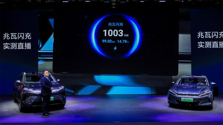 BYD amplia infraestrutura de carregamento ultrarrápido no mercado chinês