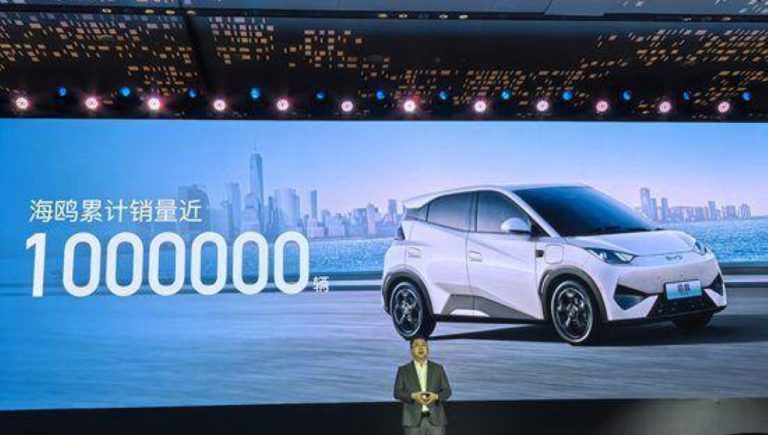 BYD Seagull atinge um milhão de unidades vendidas em apenas 25 meses