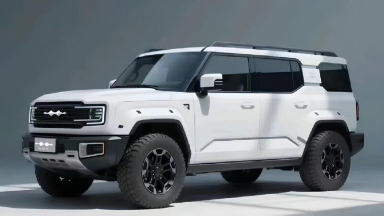 BYD antecipa lançamento com teaser do SUV elétrico Fang Cheng Bao Tai 7 na China