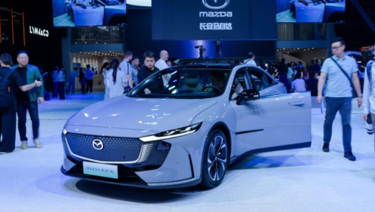 Mazda EZ-6 fabricado na China obtém classificação máxima em testes de segurança C-NCAP