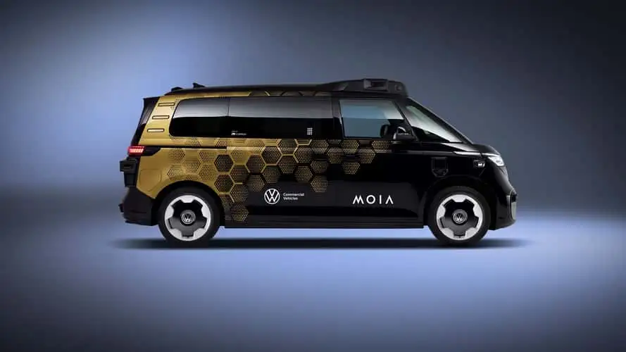Moia, da Volkswagen, lança produção em série do robotáxi ID.Buzz em 2026
