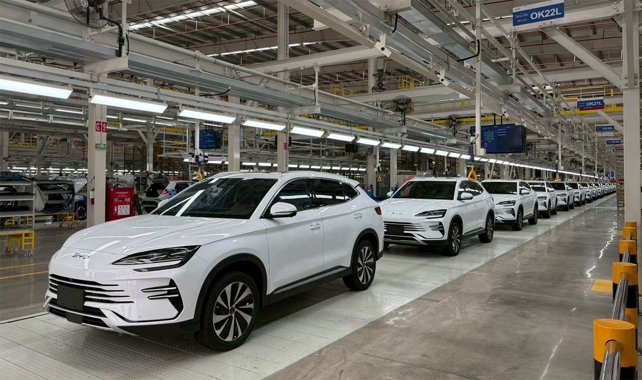 BYD atinge marca de 90 mil veículos entregues na Tailândia