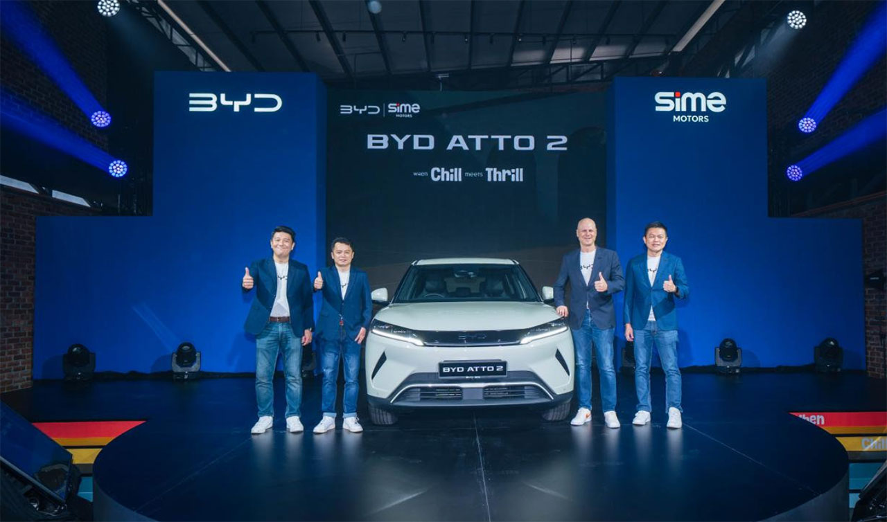 SUV elétrico Atto 2 marca expansão da BYD no mercado da Malásia
