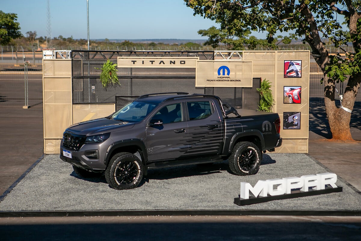 Fiat Titano 2026 recebe linha de acessórios Mopar no Brasil