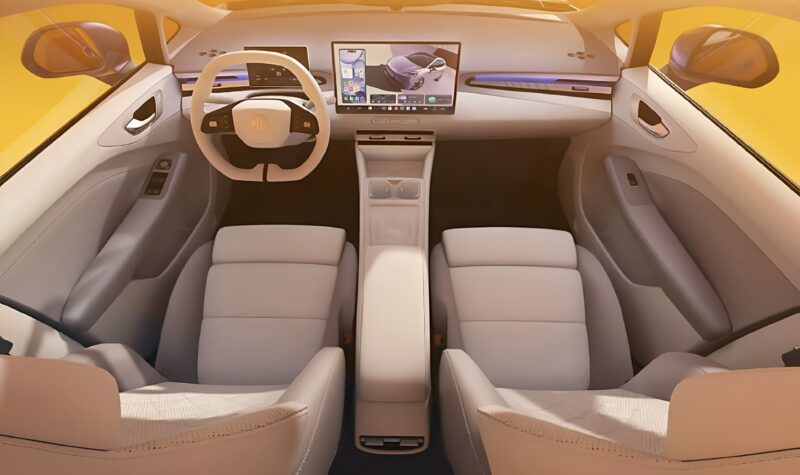 MG4 EV 2025 tem interior revelado com tecnologia da Oppo na China