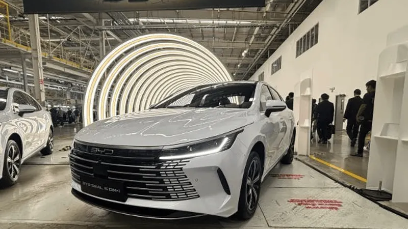 BYD inicia entrega do Seal 05 DM-i montado na Tailândia em agosto
