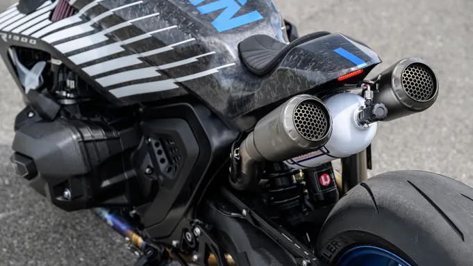 BMW Motorrad revela conceito radical Titan com motor turbinado e óxido nitroso
